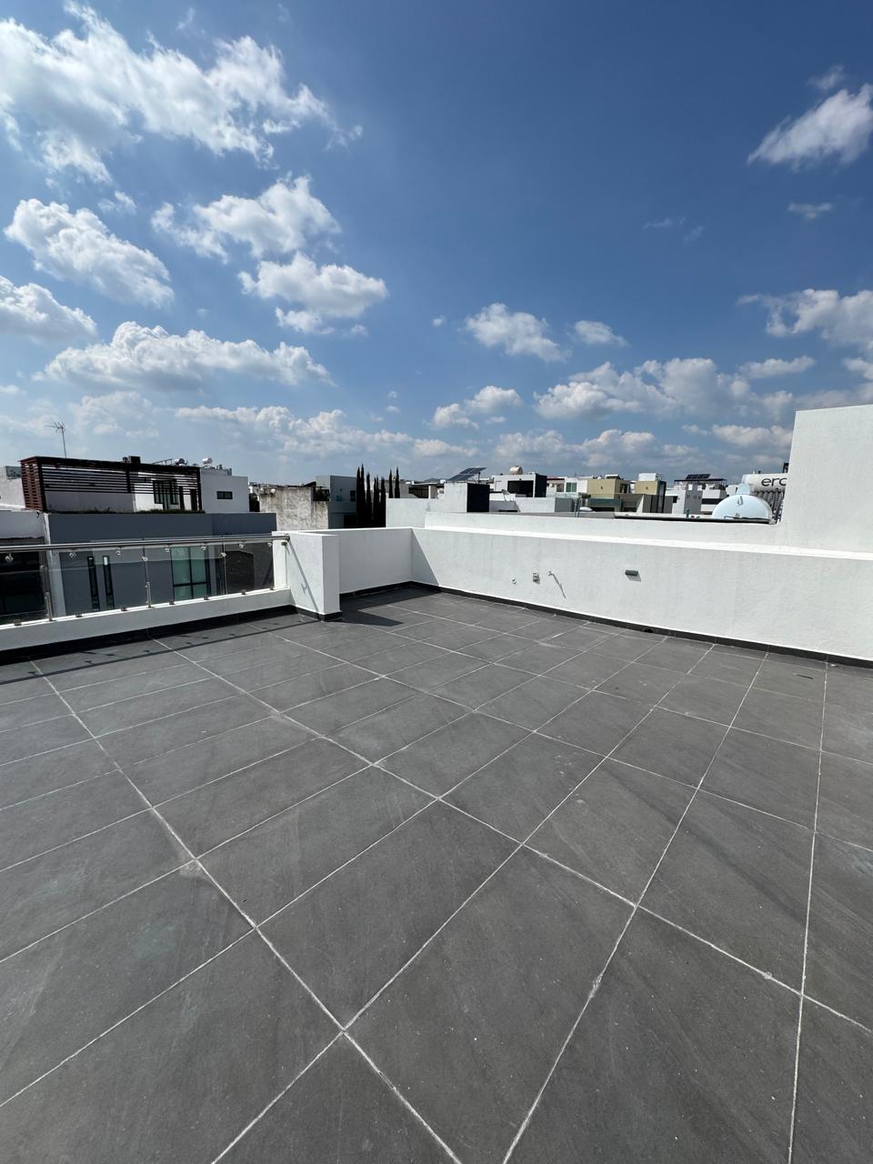 Roof garden con vista panorámica